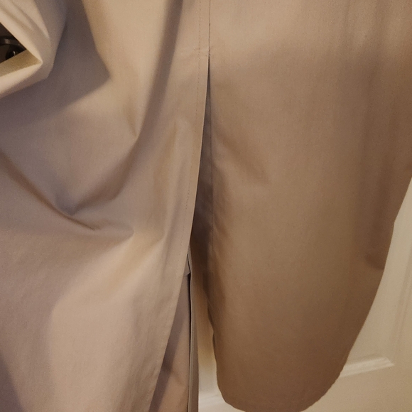 London Fog Classic Tan Water-Resistant Trench Coat-Vintage - Picture 10 of 11